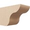 Ekena Millwork 6in. W x 8in. H x 12in. L Carmel Woodgrain TimberThane Rafter Tail, Primed Tan RFTUR06X08X12CARRCPR - alternate 1